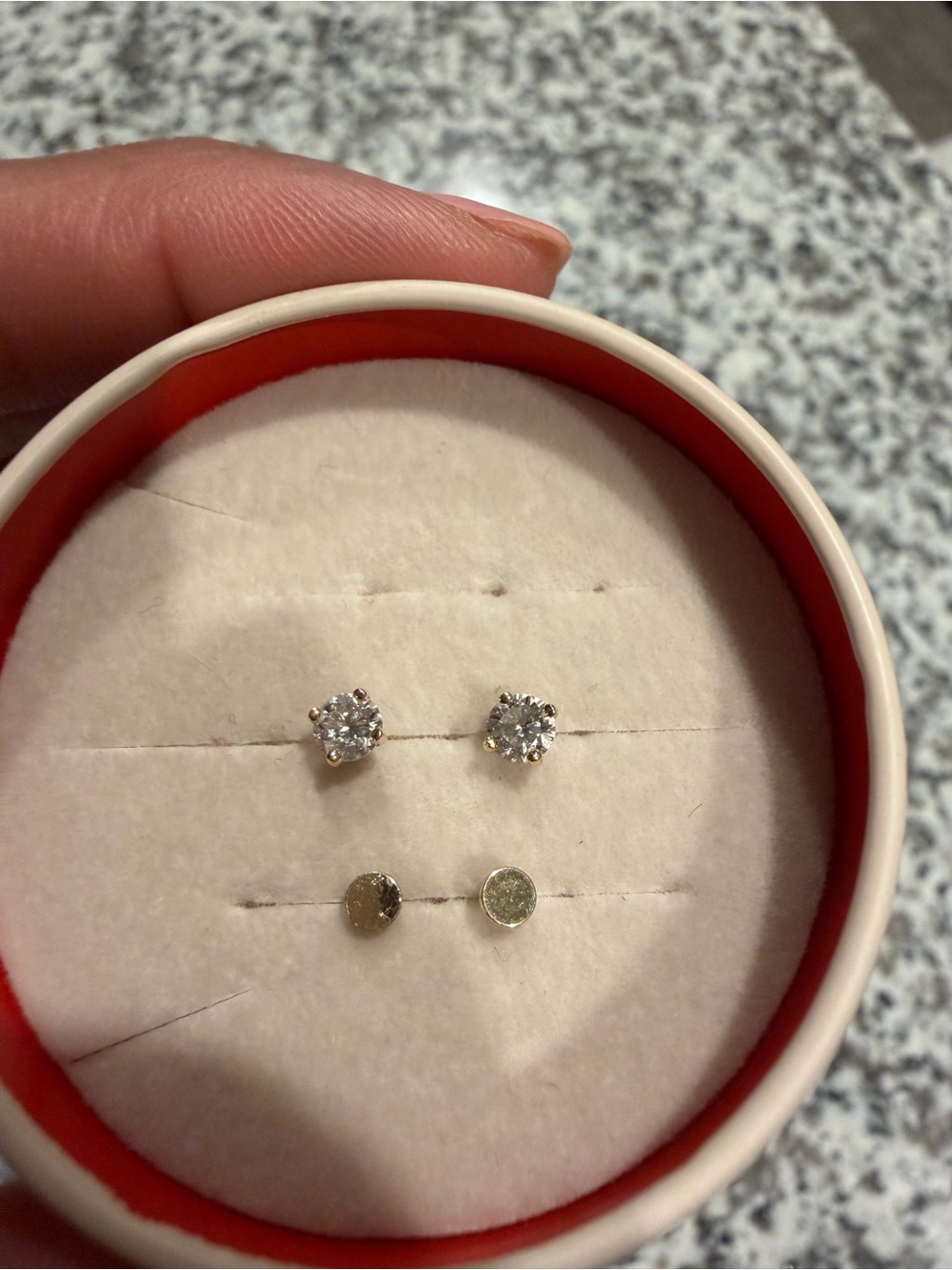 Adornmonde lab diamond earring set